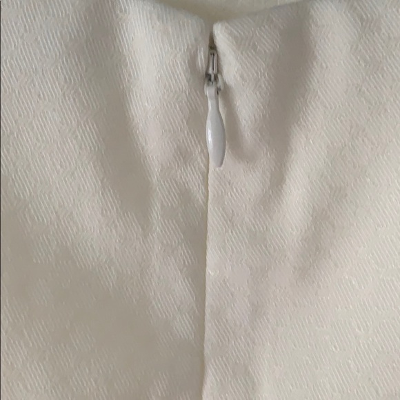 Banana republic white patterned lined pencil skirt - Picture 6 of 6